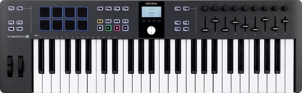 ARTURIA Keylab Essential 49 Mk3 Schwarz